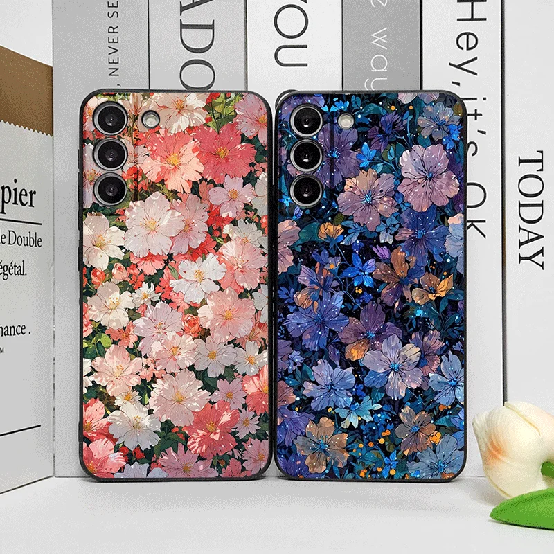 Floral Fragments Phone Case with Flowers Printing Design