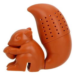 Charming Silicone Squirrel Tea Infuser for Delightful Loose Leaf Brewing (Coffee)