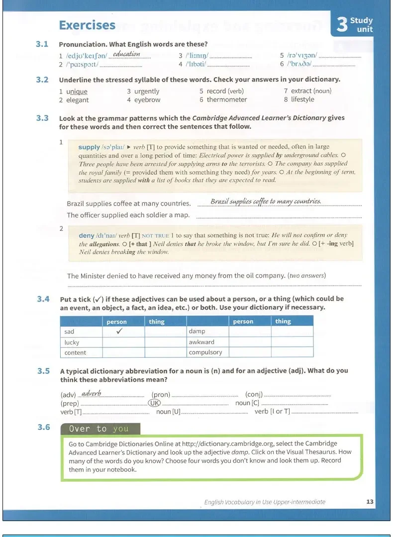 English Vocabulary in Use Upper-Intermediate Book with