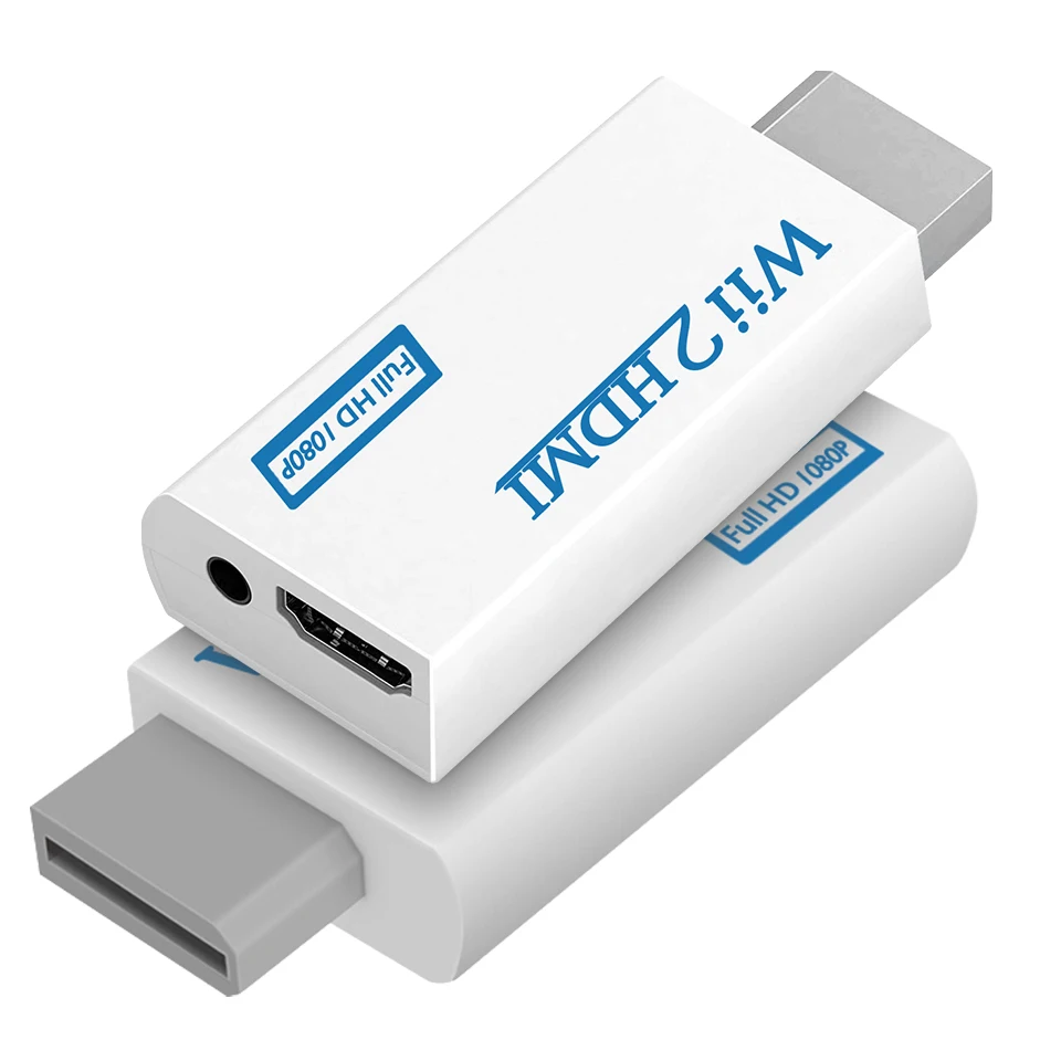 Adattatore Convertitore Da Wii A Hdmi, Collega La Console Wii Al Display Hdmi, Uscita Video 1080P Con Audio Da 3.5Mm