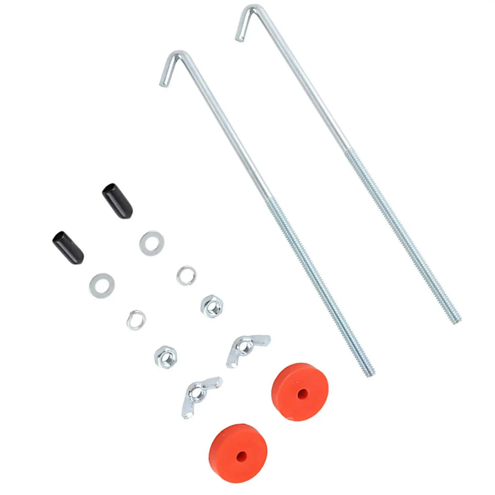 Car Battery Hold Down Bolts Fixing Bracket Car Accessory SUV Truck Universal Automotive Batteries Hold Down Bolts Battery Fixing