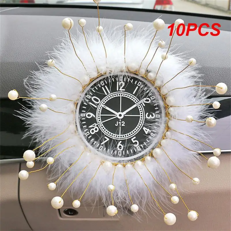 

10PCS Center Console Decoration Crown Animal Hair Universal Lovely Creative Portable Car Interior Accessories