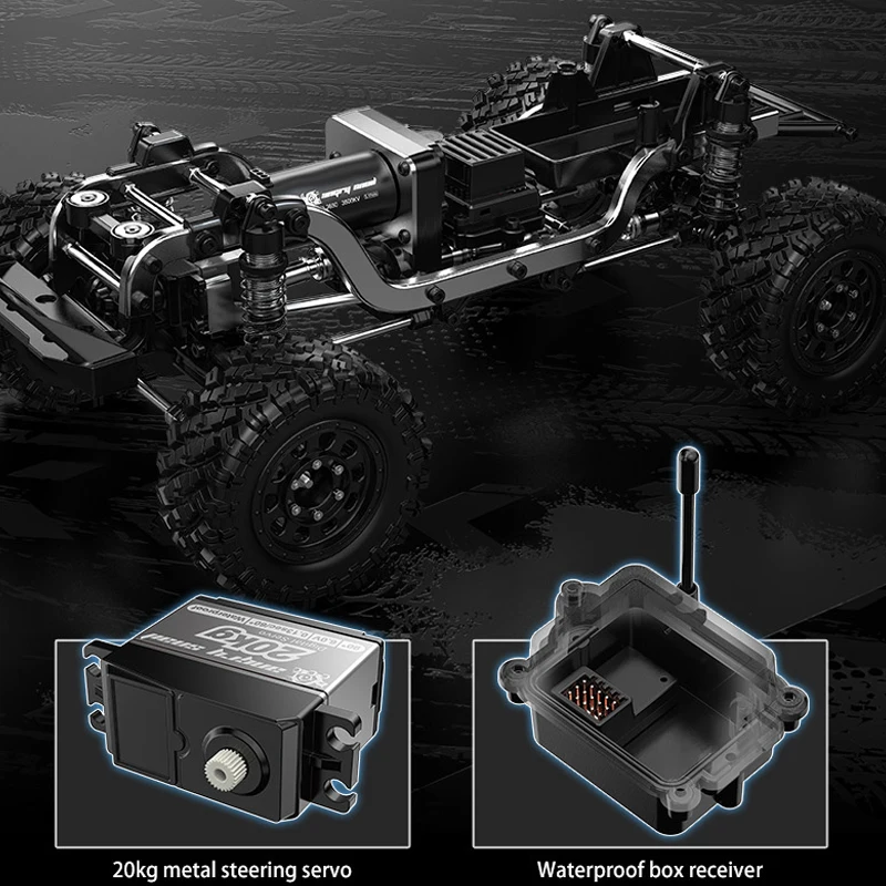 New Mjx H12y 1:12 Brushless High-Speed Remote Control Off-Road Rc Toy Car Four-Wheel Drive Shock Absorber Children Xmas Gifts 4
