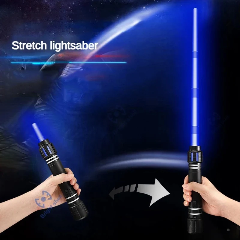 RGB Lightsaber 80cm Laser Sword Toys Light Saber 7 Colors Change Kids Telescopic Force FX FOC Blaster Toys Jedi Sword Boys Gift 6