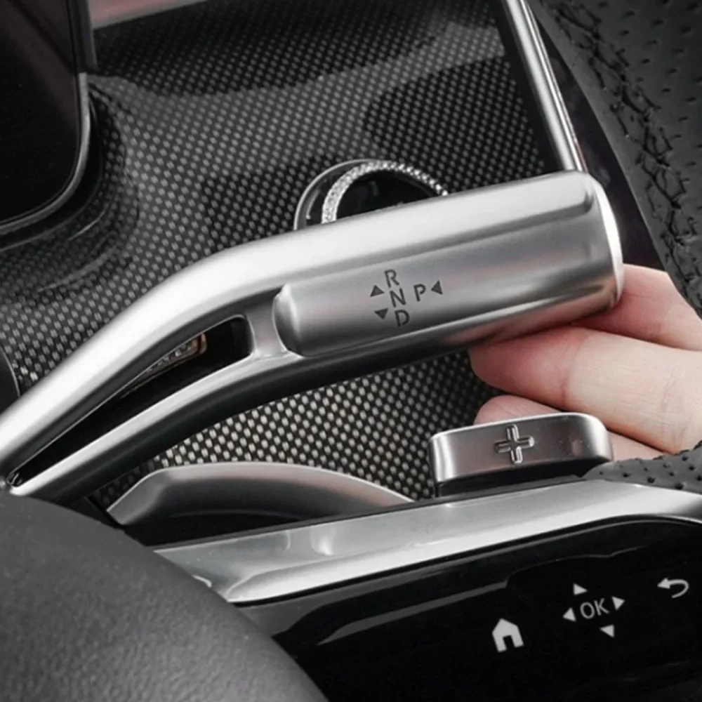 메르세데스 벤츠 EQE EQS 클래스 V295 V297 2022-2024 자동차 스티어링 휠 시프트 레버 와이퍼로드 트림 커버 스티커