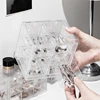 Acrylic Storage Box 6/9/12 Grids Jewelry Organizer Transparent Display for Earring Necklace Cosmetics Storage Case Drawer 3