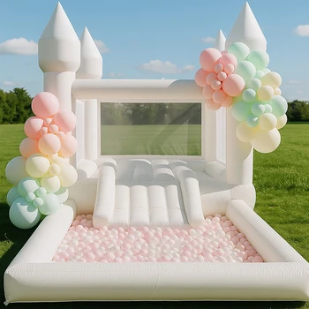 4M Inflatable Bouncy Castle with Water Slide & Ball Pit 2