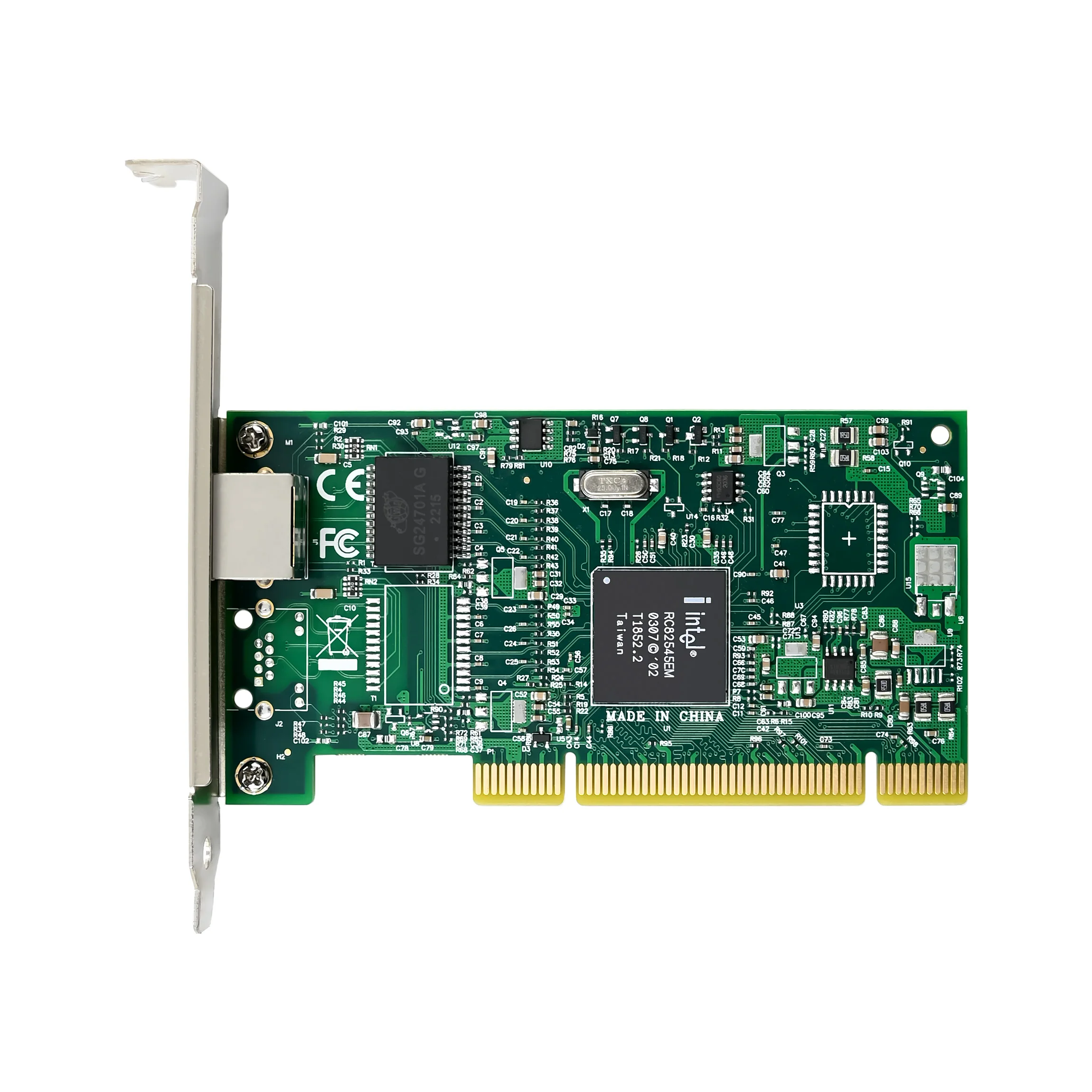 Intel I82545 기가비트 PCI 네트워크 카드용 - 10/100/1000Mbps RJ45 이더넷 어댑터 서버/데스크탑 - 고성능 NIC 1G