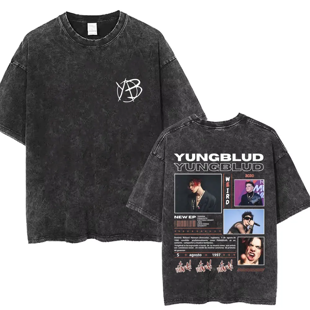 Camiseta Oficial De Yungblud Weird Para Hombre, Talla X-Large: Estilo Rock Alternativo