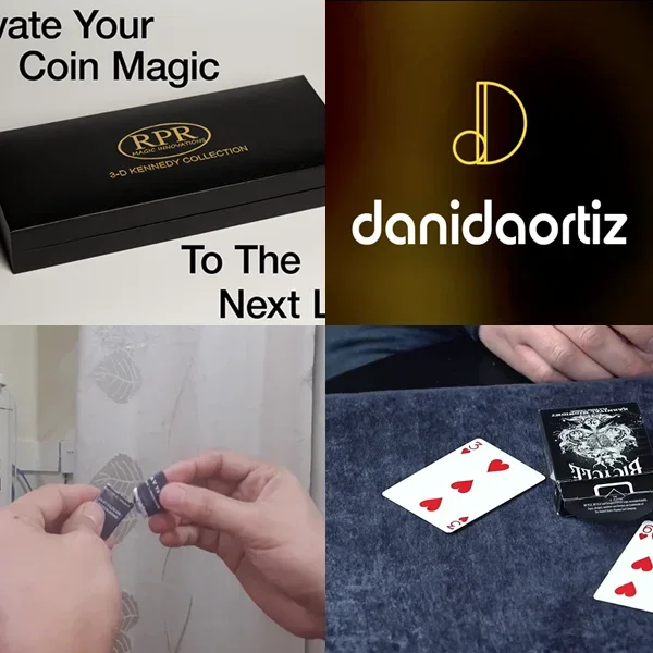 3D Kennedy Collection By Rocco & Peret, Blackouts Agreement By Dani Daortiz,Butterfly Center Tear Byboyet,Card To Box - Paul Lepaul