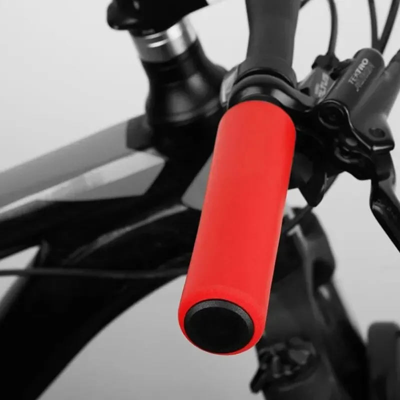 1Pair Silicone Cycling Bicycle Grips Outdoor MTB Mountain Bike Handlebar