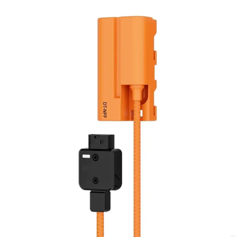 Professional D-Tap to NPF Dummy Battery Cable Braided Wire for F970 F960 F950 F770 F750 F570 F550 Camera Accessories