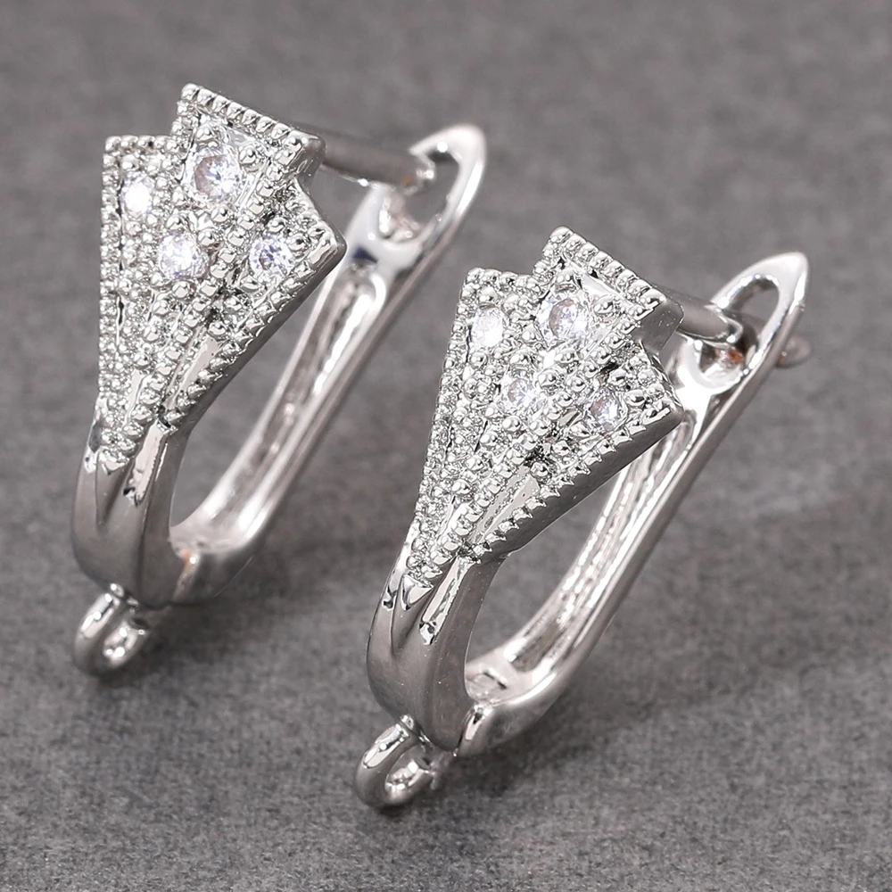 Juya DIY Anti-Allergie Material Ballen Ohr Draht Haken Gold Silber Überzogene Ohrring Zubehör Für frauen Ohrring, Der liefert – Detail 8
