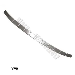 Stainless Steel Rear Bumper Protector Sill - Rear Boot Guard Trim Accessory (Silver)
