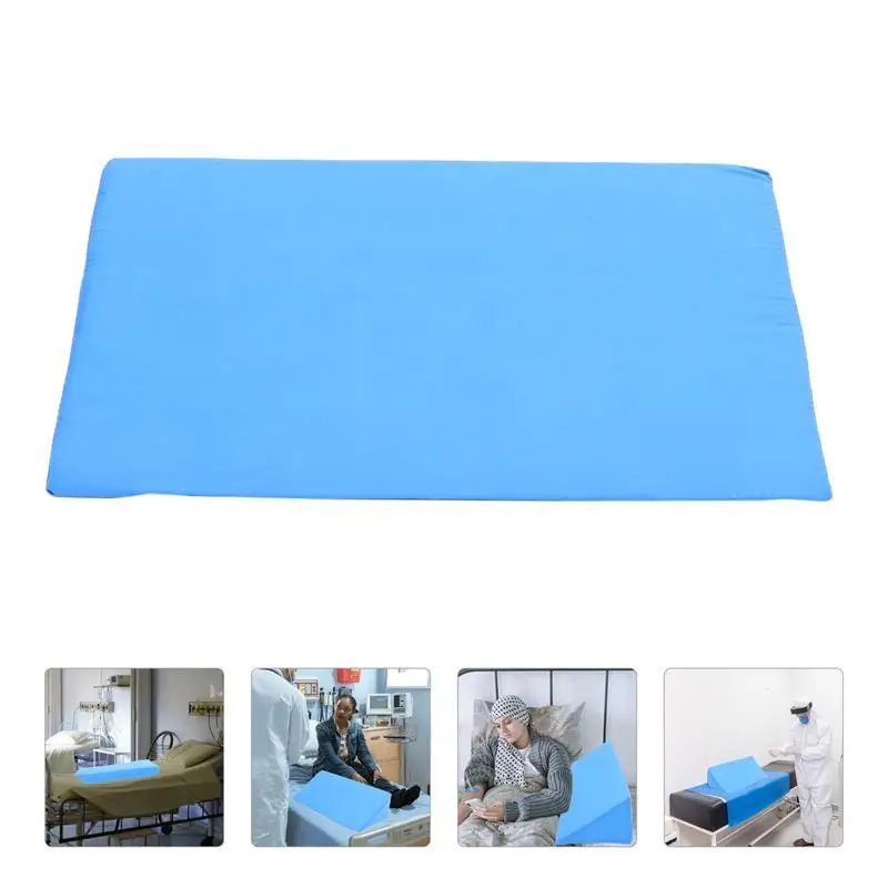 Body Bed Wedge Pillow Cushion Positioning Wedge R-Shaped Rollover Pillow For Knee Arm Pregnancy Pillow Care Pad 4