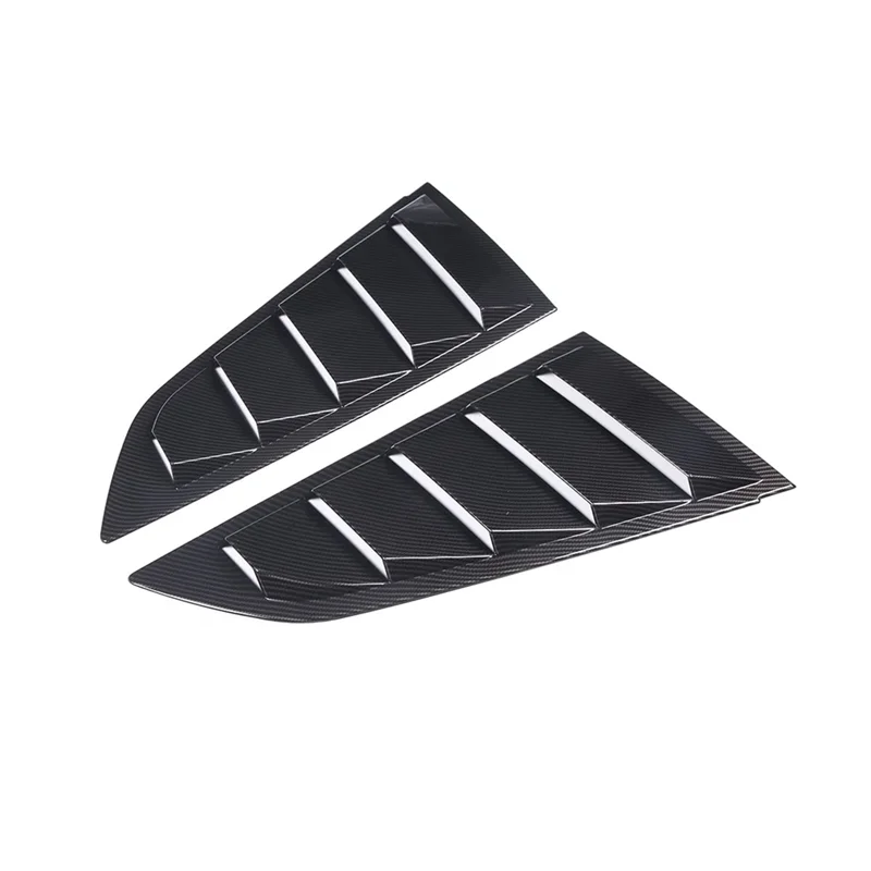 

Car Rear Side Window Louvers for Chevrolet Corvette C7 2014-2019 Triangular Window Gl Blinds (Matte Black)