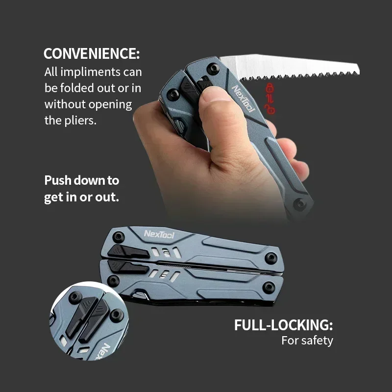 NexTool Ϸ  Ƽ , ޴ ̽ ö̾,   , ũ ̹, ߿ ٱ EDC , 14 in 1