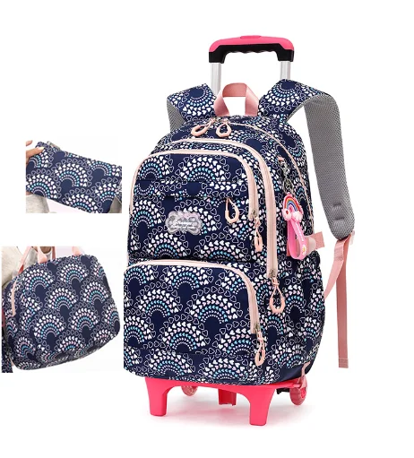 kids-school-wheeled-backpack-set-lunch-bag-pen-bag-travel-luggage-trolley-backpack-bag-for-girls-trolley-backpack-for-girls