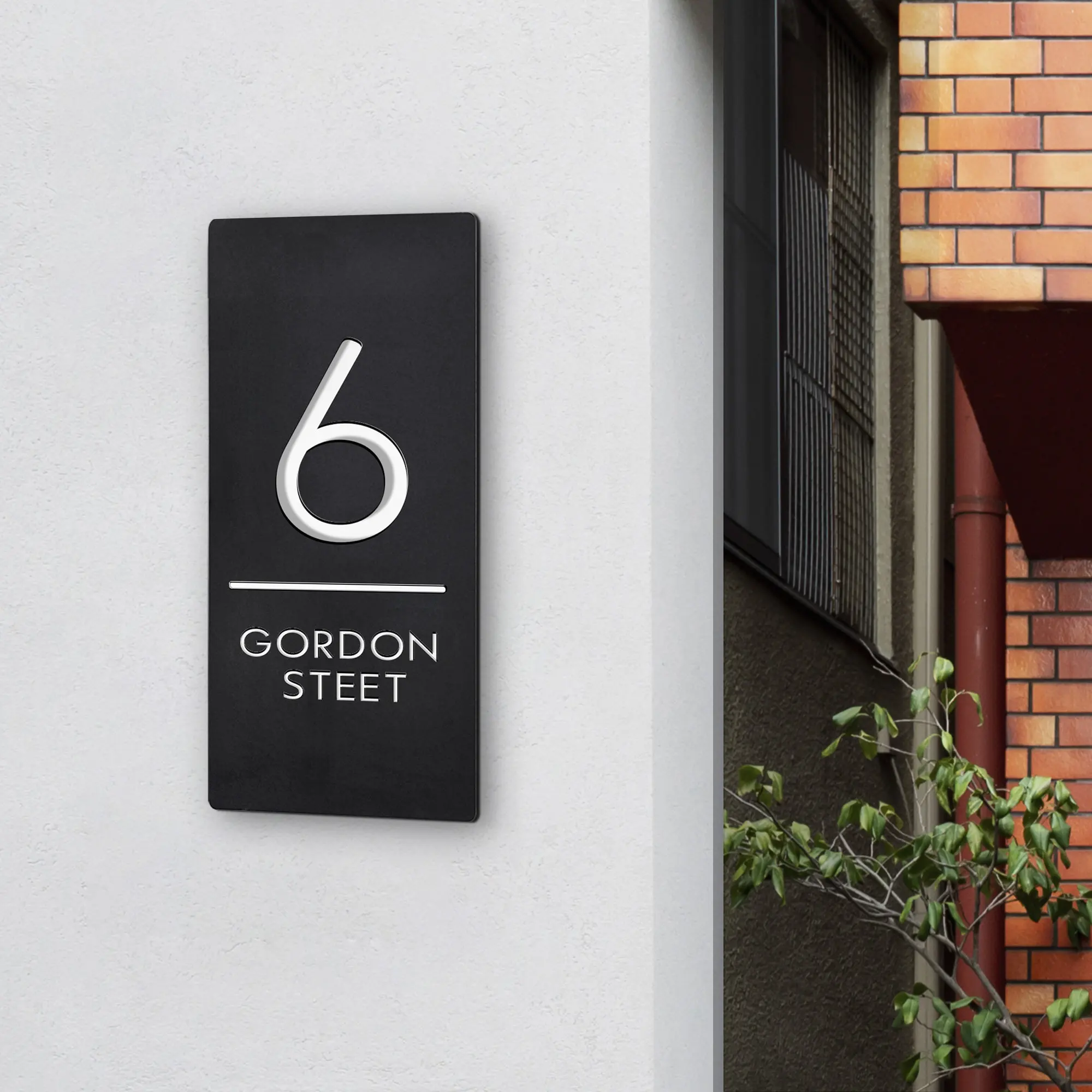 3DacrylicpersonalizedlasercuttingdigitalHouseNumbercustomizedresidentialstreetnumber