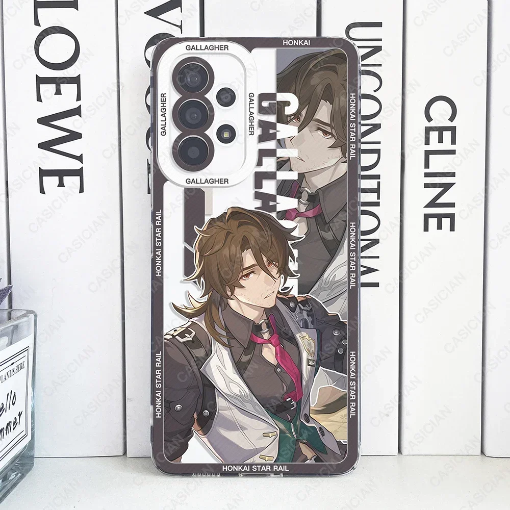 Clear TPU Phone Case Featuring Hot Game Honkai Star Rail Design