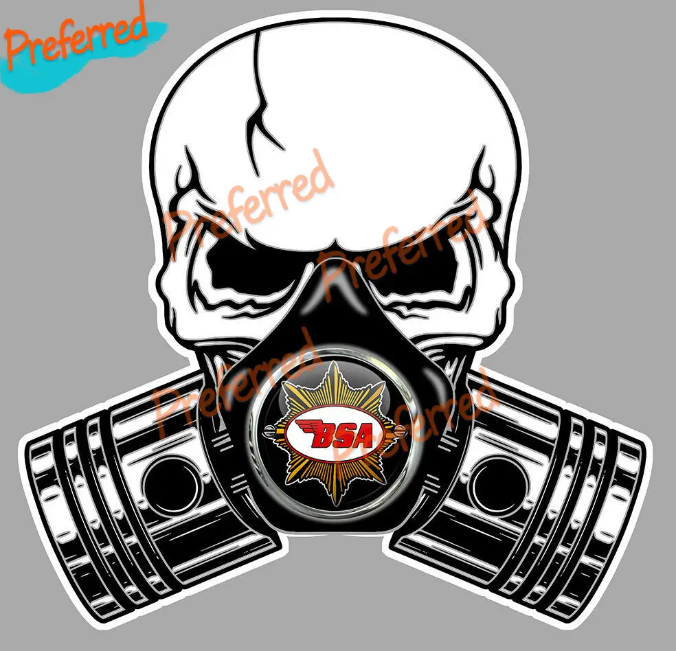 Decalcomania Di Alta Qualità Per Bsa Tank Decal Logo Sticker Trials Motocross Pre 65 Twinshock Goldstar B25 B40