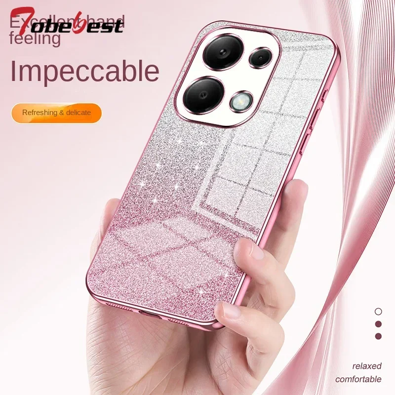 Soft Silicone Bling Glitter Plating Phone Case