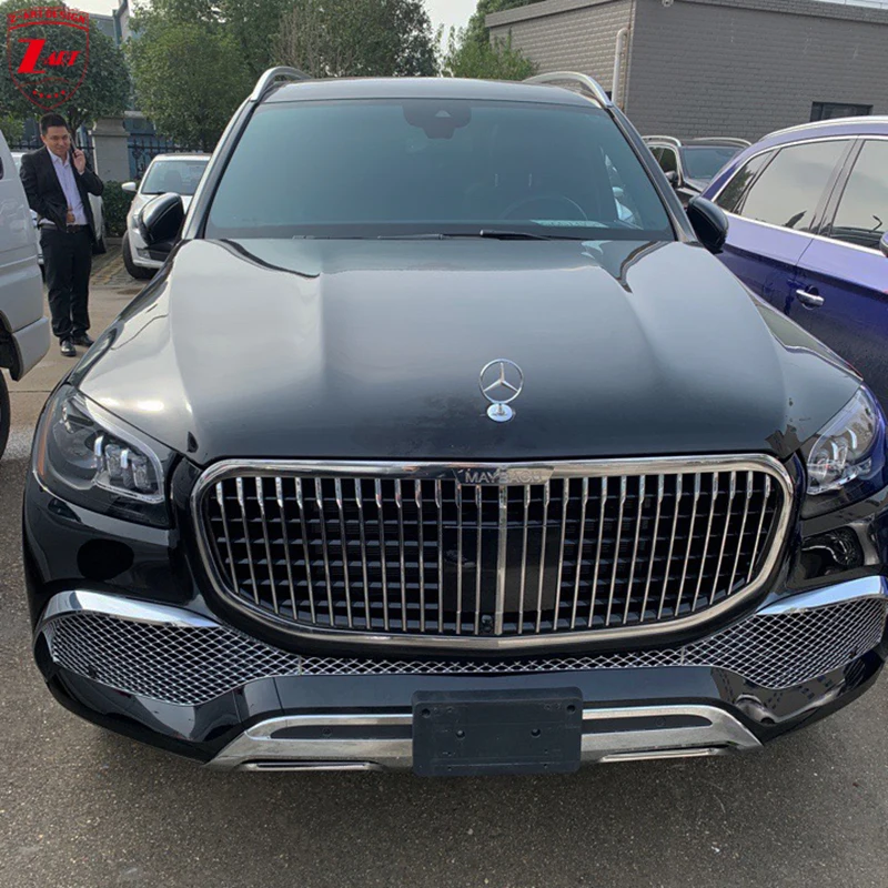 Car Accessories for Benz GLS X167 2020 Change to Maybach Model Include  Front and Rear Bumper Assembly with Grille Eyebrows and Exhaust Pipes -  China Car Accessories, Bumper