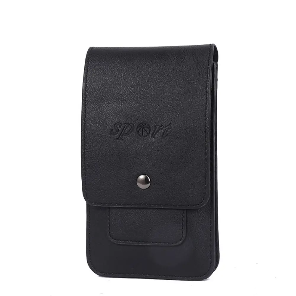 Spacious Universal Mobile Phone Holster with Metal Buckle and Belt Clip
