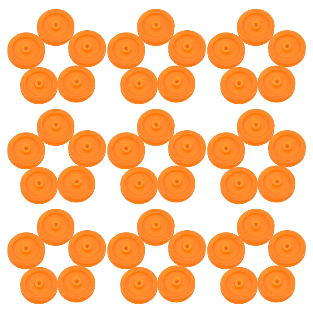 50 Pcs Plastic Pulley Belt Small Mute Gear Replacement Craft Projects Toys Construction Diy Wheel Modification Accessories