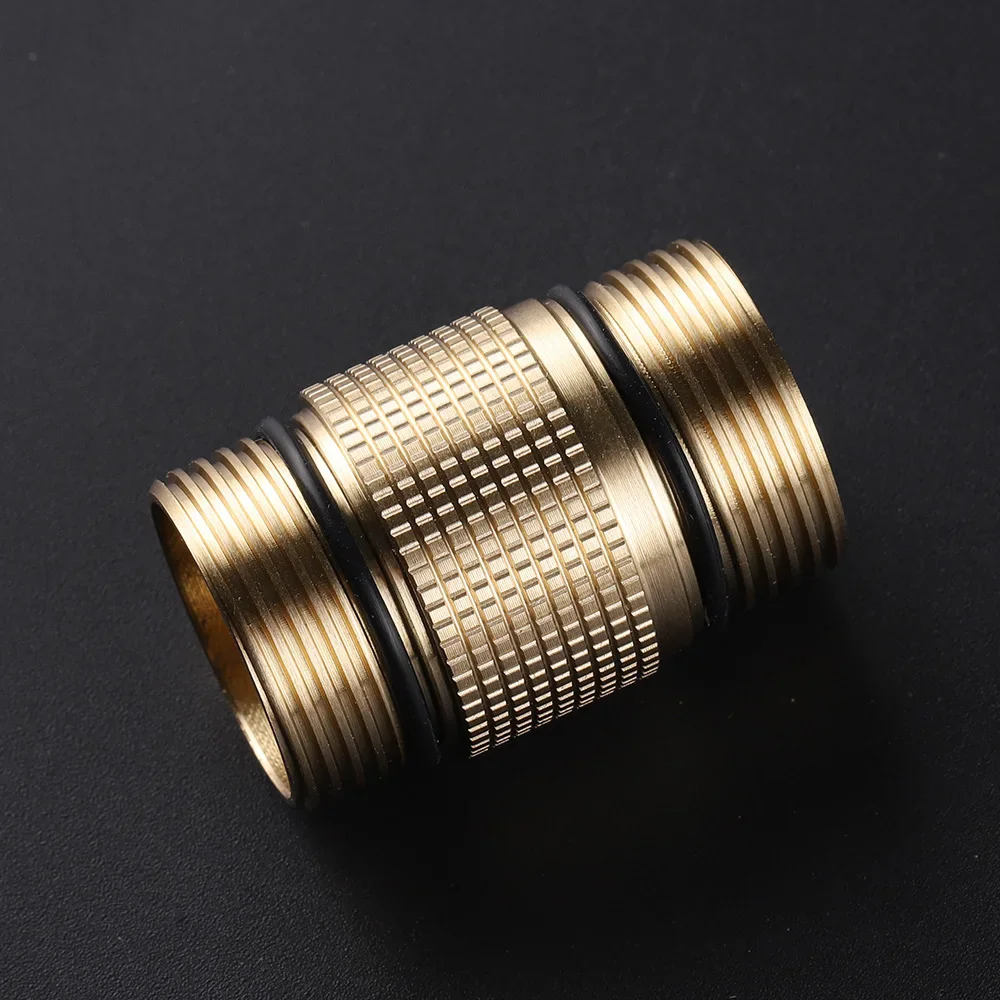 Flashlight Holder Brass 18350 Tube for Convoy S2+