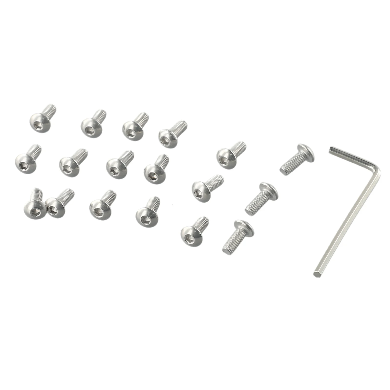 Stahlschrauben-Set mit 18 Stück für die untere Abdeckung des Elektrorollers, passend für NINEBOT Max G30, 10 x 4 mm, Ersatz-Hardware-Kit – Detail 13
