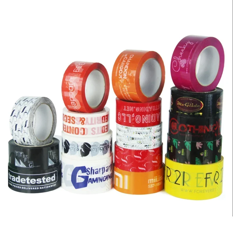 

Customized product Custom Logo Personalized Printed Color Plastic BOPP Packing Adhesive Tape for Packaging Shipping Tape With