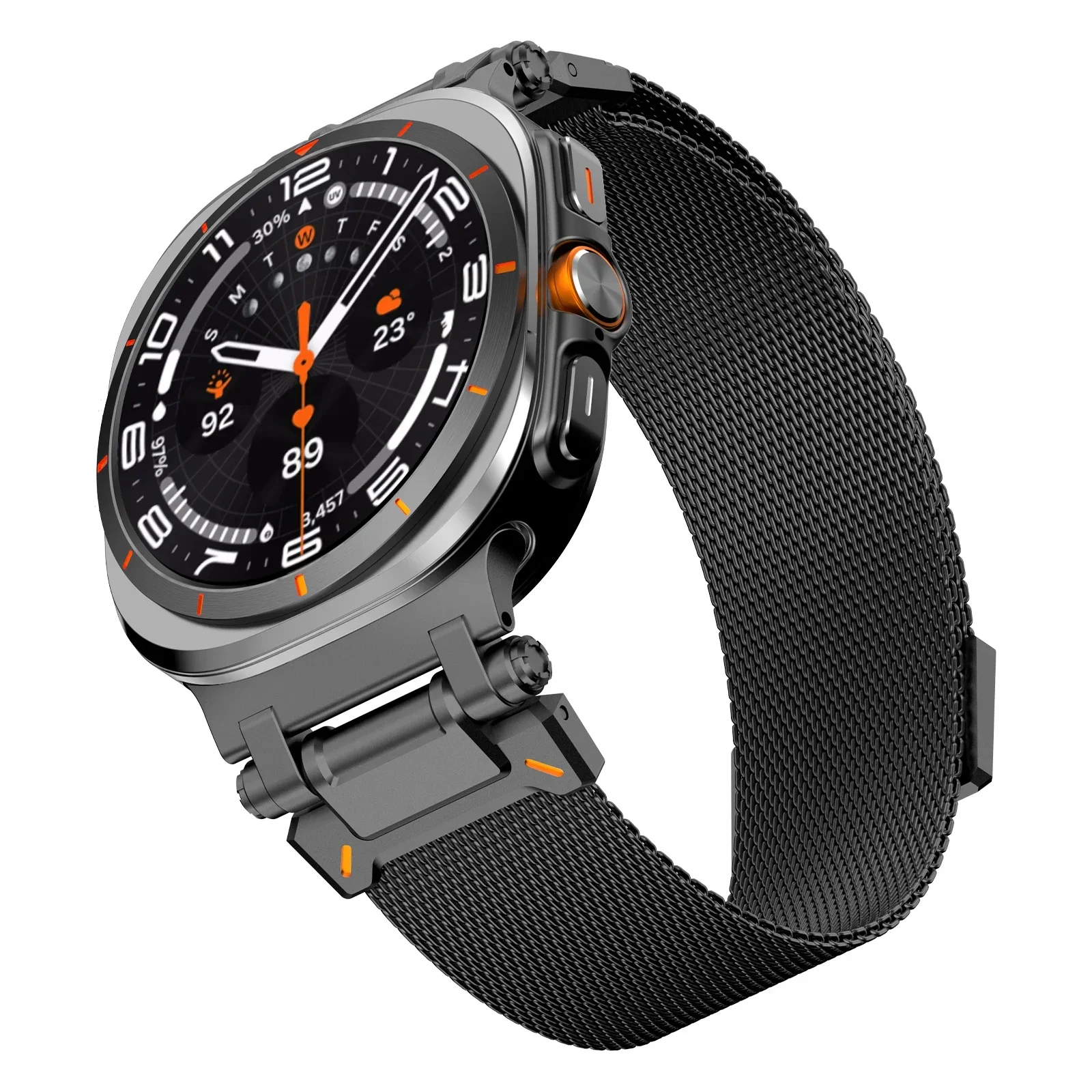 Explorer Milanese Magnetic Stainless Steel Loop Band Bracelet