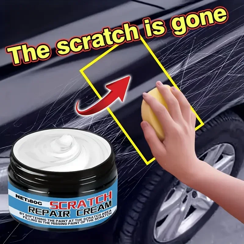 Universal Car Paint Scratch Repair Paste Anti-scratch Wax Polish Abrasive Agent for Metal and Plastic Scratch Repair