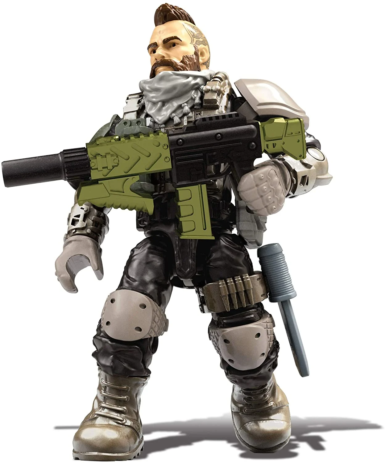 Mega Construx Call of Duty Shadow Soldier Simon Riley Diego Necalli General  Davis Ghost Building Blocks Anime Action Figure Toy
