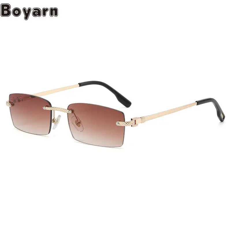 

Cross-border Frameless Square Spring Foot Sunglasses Foreign Trade Ocean Film New Ins Wind Street Photograph Tide Sun Glasses