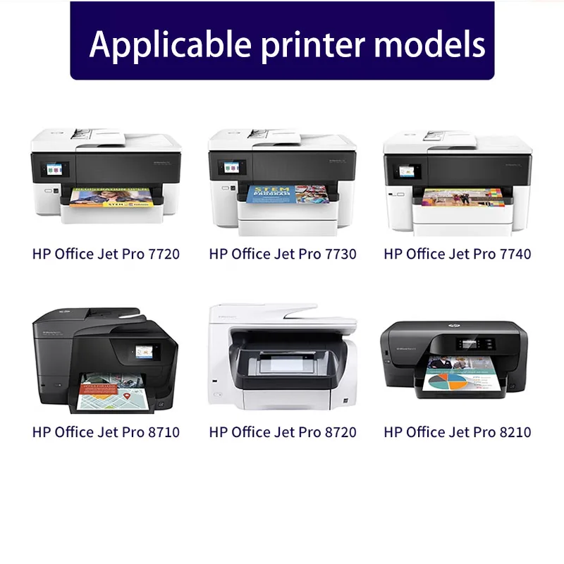 Cartouche d'encre PHONILLICO 953XL Pour HP Officejet Pro Pack 4 NCMY