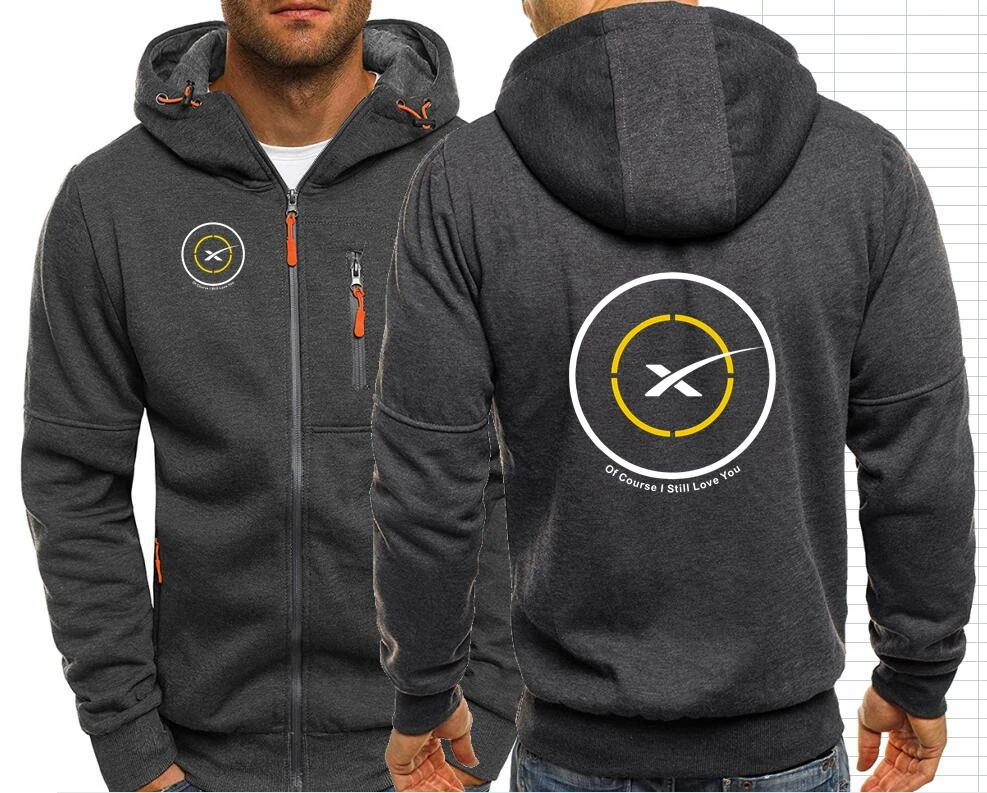 Space X Car Men Of Course I Still Love You Drone Ship First Stage Landing Men Jackets Hoodies Coats Nasas Cars SpaceX Sweatshirt