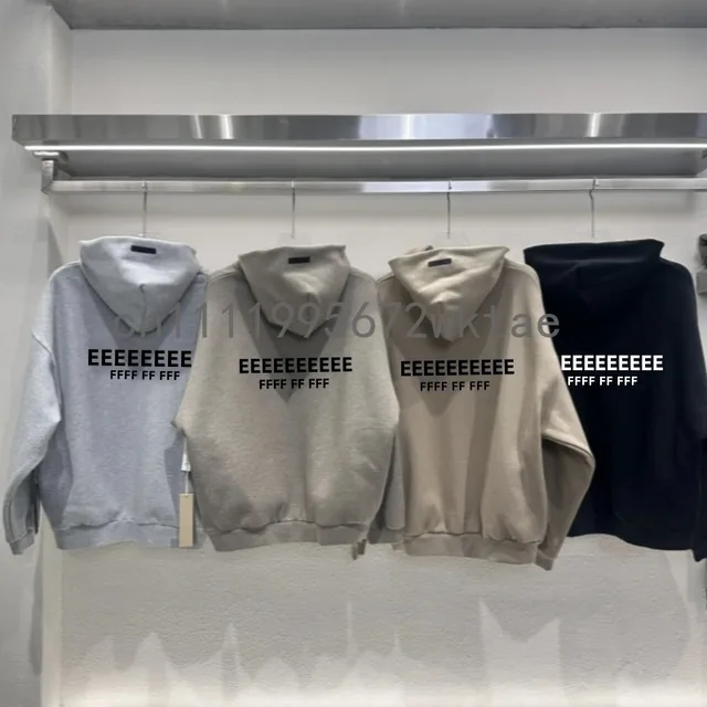 Ensemble de jogging classique pour homme, sweats à capuche oversize, design de luxe, lettres 3D en silicone sur le devant et le dos, ensemble de vêtements de couple style streetwear 1