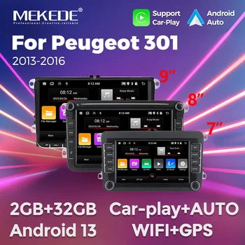 Reproductor Multimedia de Radio para coche Mekede Android 13, para VW Volkswagen Skoda Octavia Golf 5 6 Touran Passat B6 Polo Jetta Carplay AUTO 1