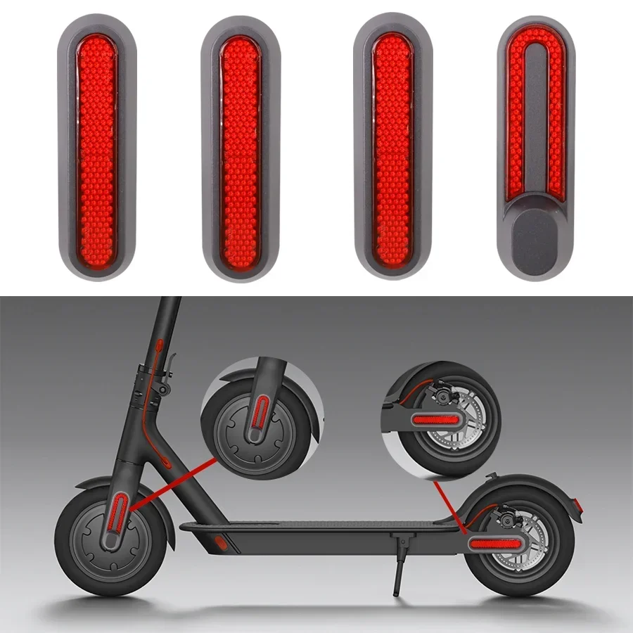 Wheel Cover Hub Cap Protective Shells Reflective Stickers For Xiaomi 3 Electric Scooter Pro 2 M365 Pro 1S Scooter Accessories