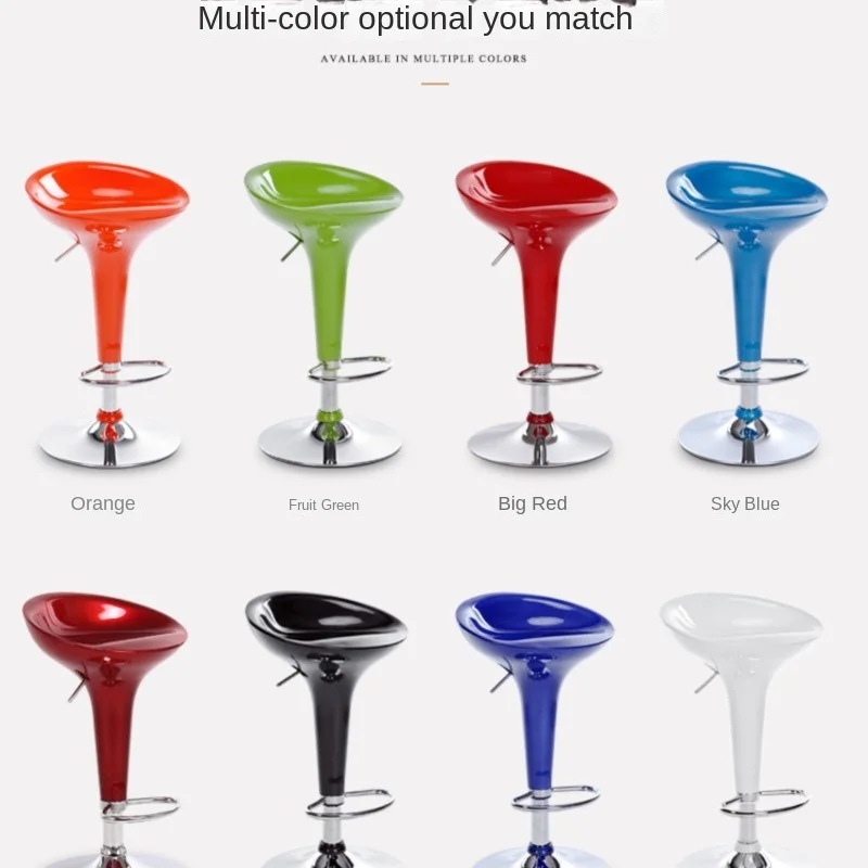 Bar Stool Bar Chair High Stool Front Chair Lift High Swivel Modern Simple Sillas Para Cafeteria News