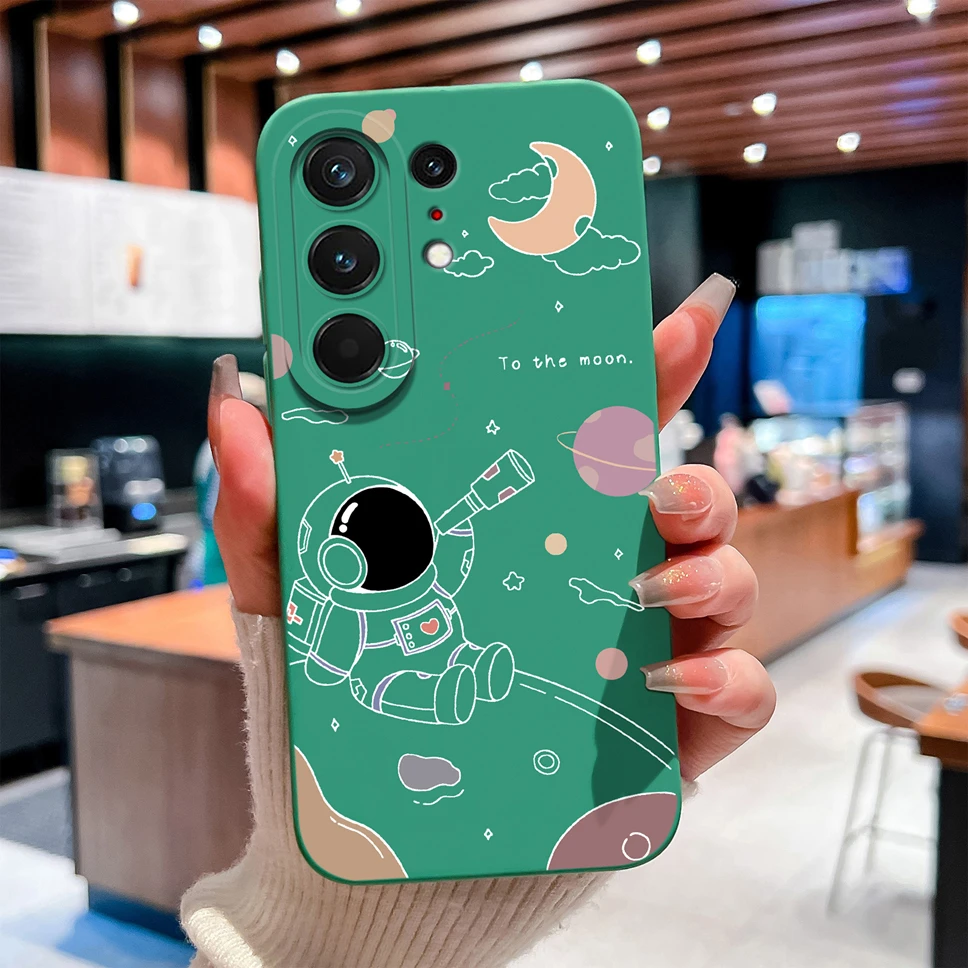 Abstract Line Art Print Liquid Silicone Shockproof Case with Camera Protection