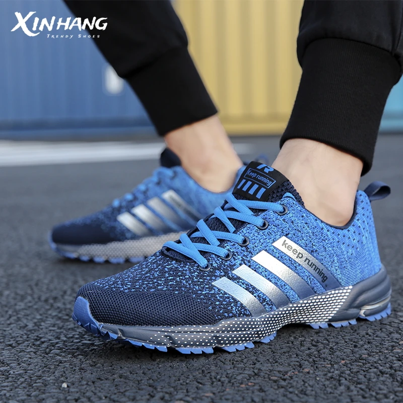 

Men's Shoes Keep Running Tennis Brand Walking Women's Shoes Outdoor Size 47 Sports Light Mesh Casual Male Sneakers Free Shipping