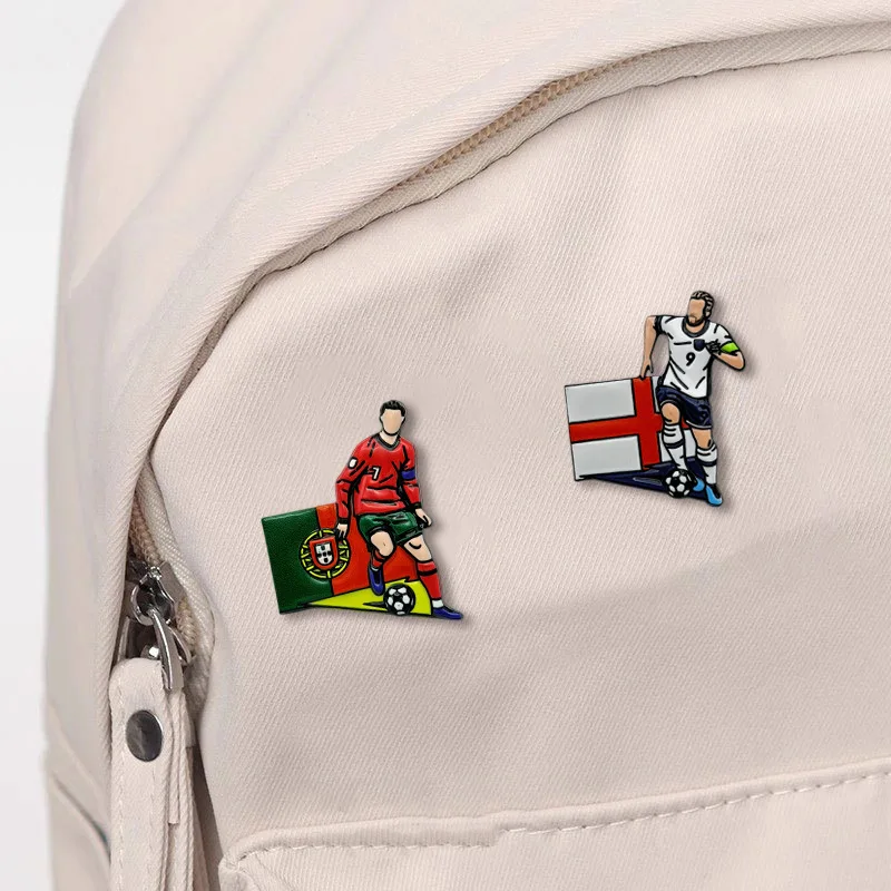 2026 usa canada mexico football pin badge cartoon alloy unisex soccer player souvenir brooch diy clothes bags hat scarf jeans 2026 USA Canada Mexico Football Pin Badge Cartoon Alloy Unisex Soccer Player Souvenir Brooch DIY Clothes Bags Hat Scarf Jeans 2