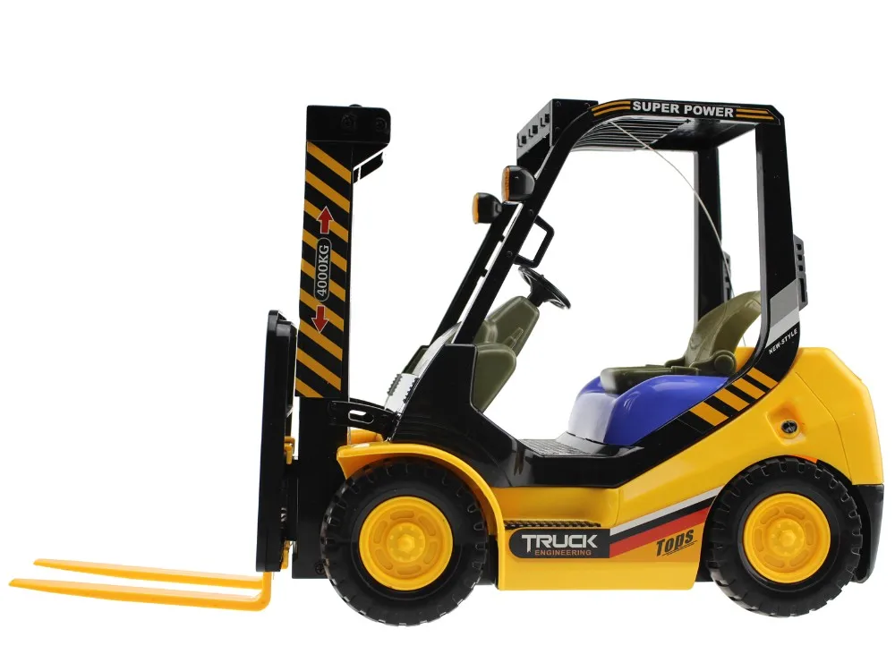 RC Forlift Truck 6CH Remote Control Fork Shovel Trucks Lift Pallets Engineering Vehicle Model 2.4G Electric Christmas Gift 4