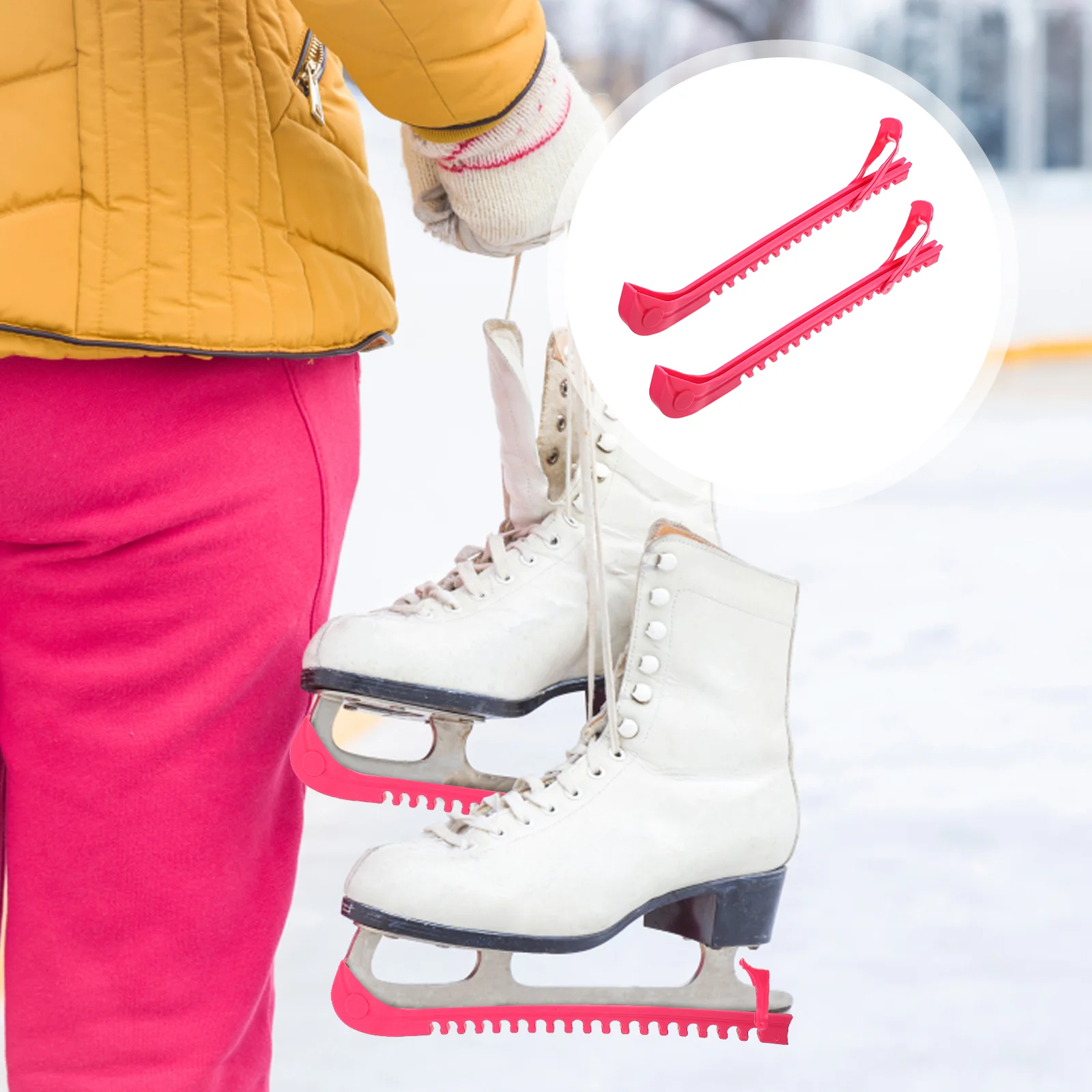 Skating Blades Guard Ice Skate Protective Cover Hockey Field Sports Equipment Team Gear ice skate protector