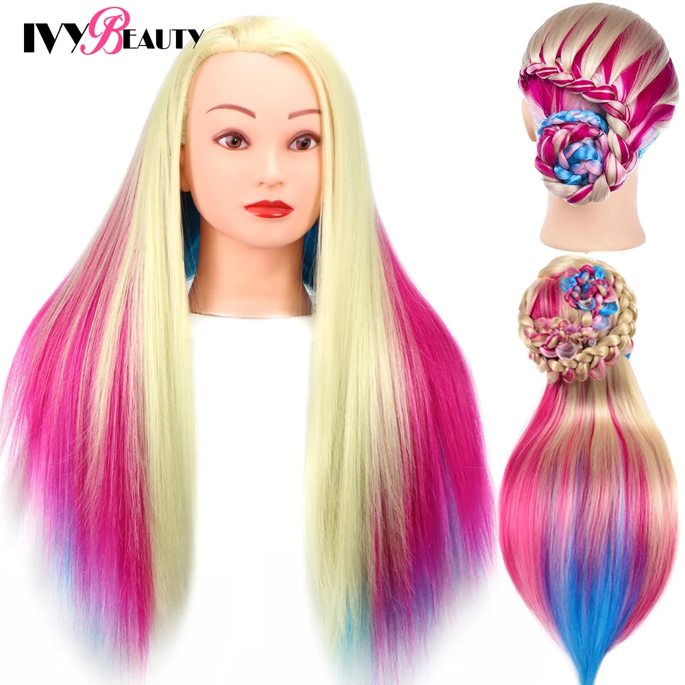 Hairdresser Training Hairstyles Mannequin Head - 75cm Straight Hair  Hairdressing - Aliexpress