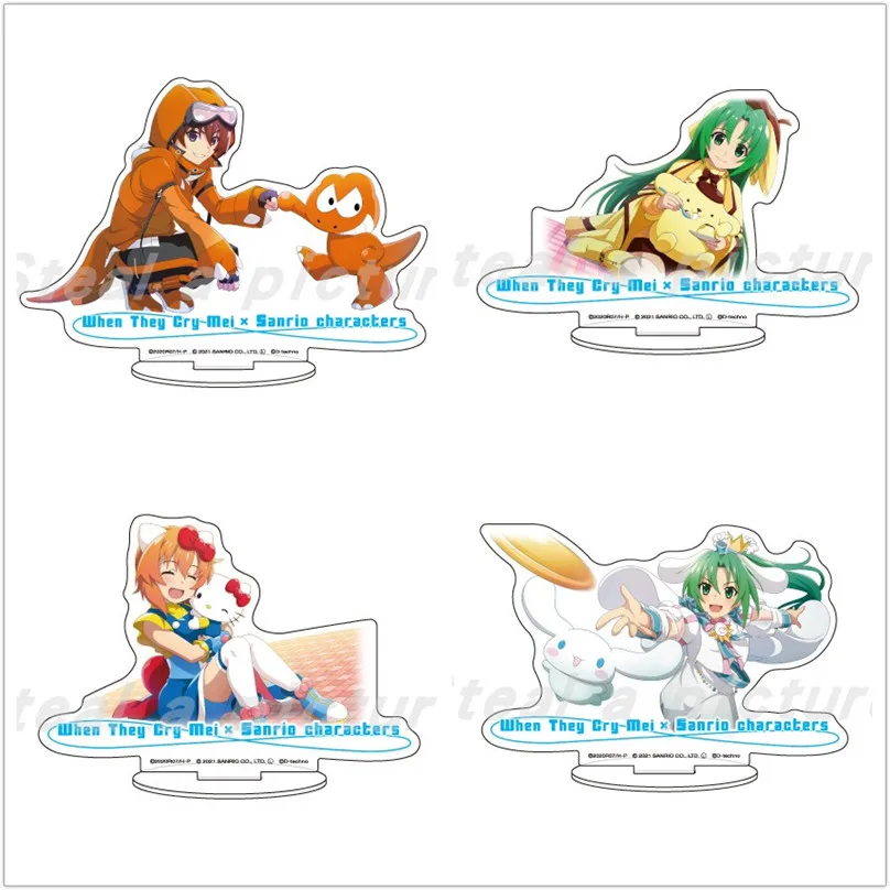 

Anime Action Figure Doll Maebara Keiichi Ryugu Rena Acrylic Stand Model Plate Cosplay Toy for Gift