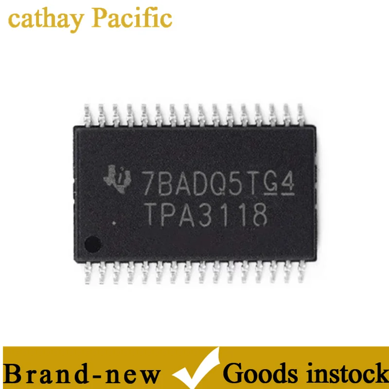 

New stock TPA3118D2DAPR HTSSOP-32 mono Class D audio amplifier IC TPA3118